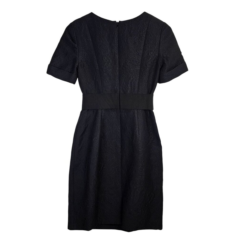 Carolina Herrera Black Jacquard Short LBD, Day to Nights, Sz 4, RARE! - Picture 5 of 10